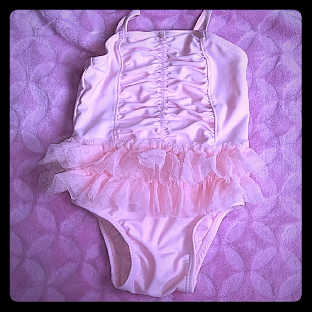 Pink tutu swimsuit